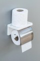 Yapışkanlı Kapaklı Tuvalet Kağıdı Askısı Banyo Tuvalet Kağıtlığı Aparatı Peçetelik Organizer Plastik
