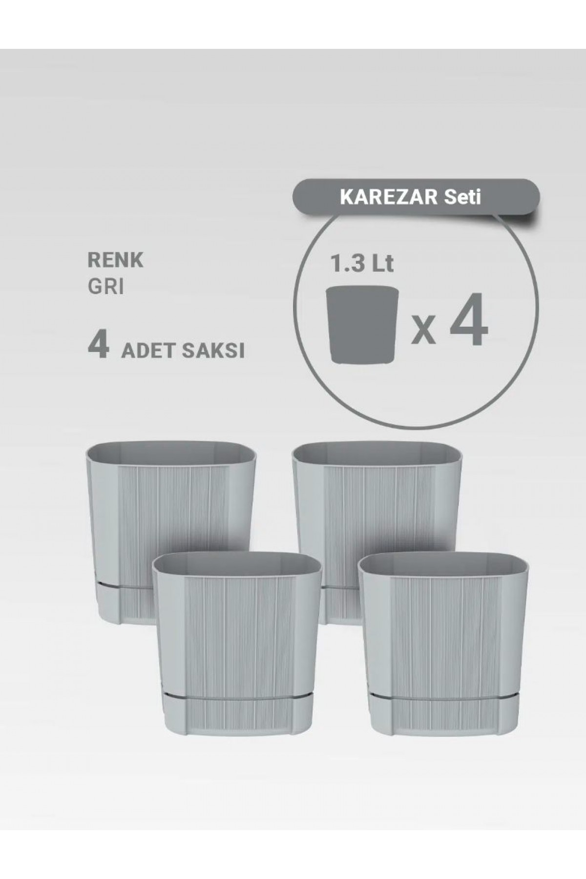 Karezar Seti – Kare Şekilli Küçük Saksı Karezar Seti – Kare Şekilli Küçük Saksı