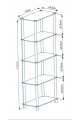 Çok Amaçlı 4 Raflı Ahşap Bambu Modern Dekoratif Kitap Dosya Ev Ofis Rafı Çok Amaçlı 4 Raflı Ahşap Bambu Modern Dekoratif Kitap Dosya Ev Ofis Rafı