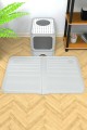 Silikon Mama ve Kum Matı Havuzlu Yıkanabilir Kedi Tuvaleti Önü Kedi Kumu Paspası Büyük Boy 40×60 Gri Silikon Mama ve Kum Matı Havuzlu Yıkanabilir Kedi Tuvaleti Önü Kedi Kumu Paspası Büyük Boy 40×60 Gri