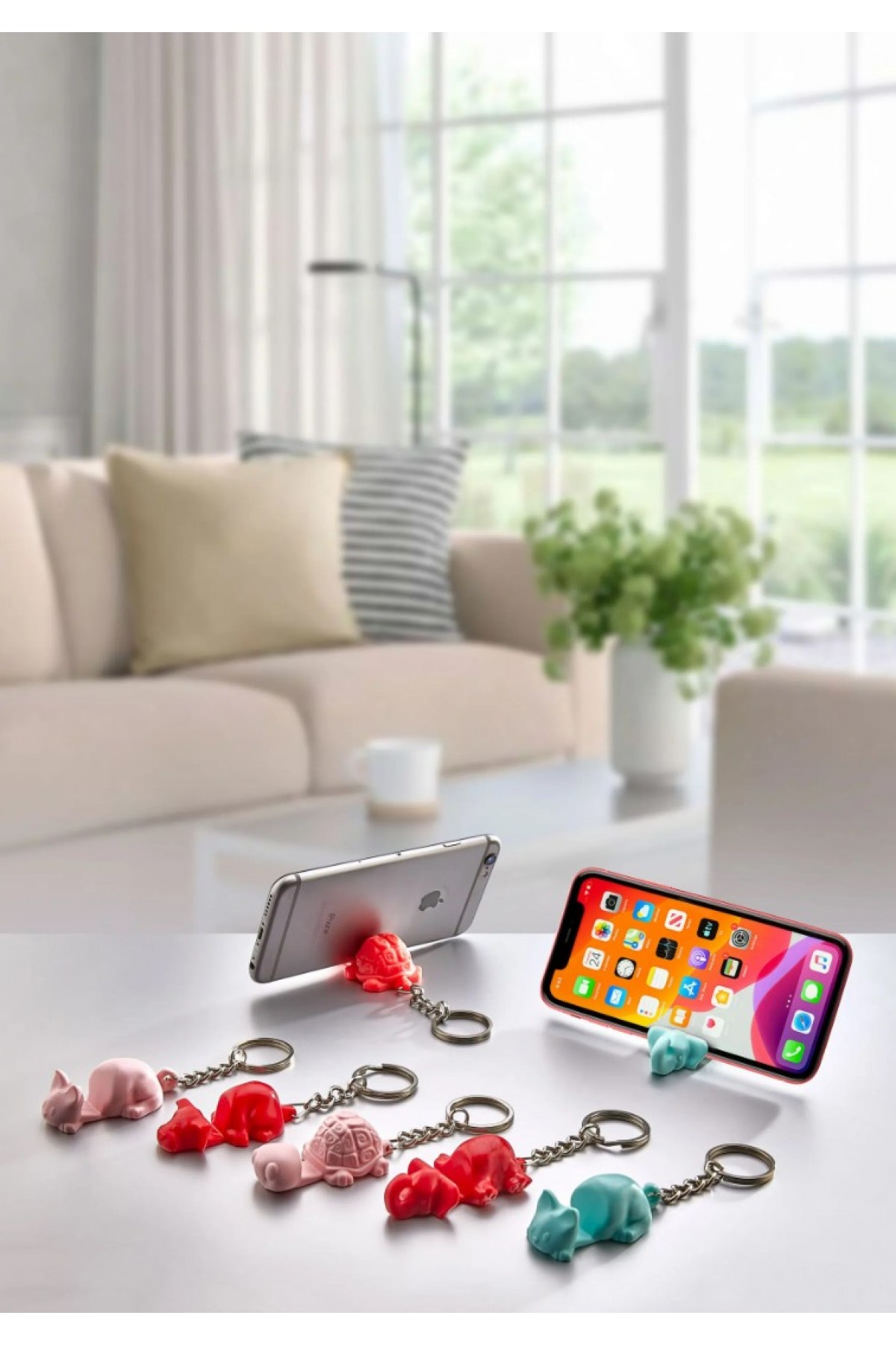 Telefon IPad Tablet Tutucu Anahtarlık Masa Üstü Telefon Tablet Tutucu Telefon Standı 4 Adet Telefon IPad Tablet Tutucu Anahtarlık Masa Üstü Telefon Tablet Tutucu Telefon Standı 4 Adet