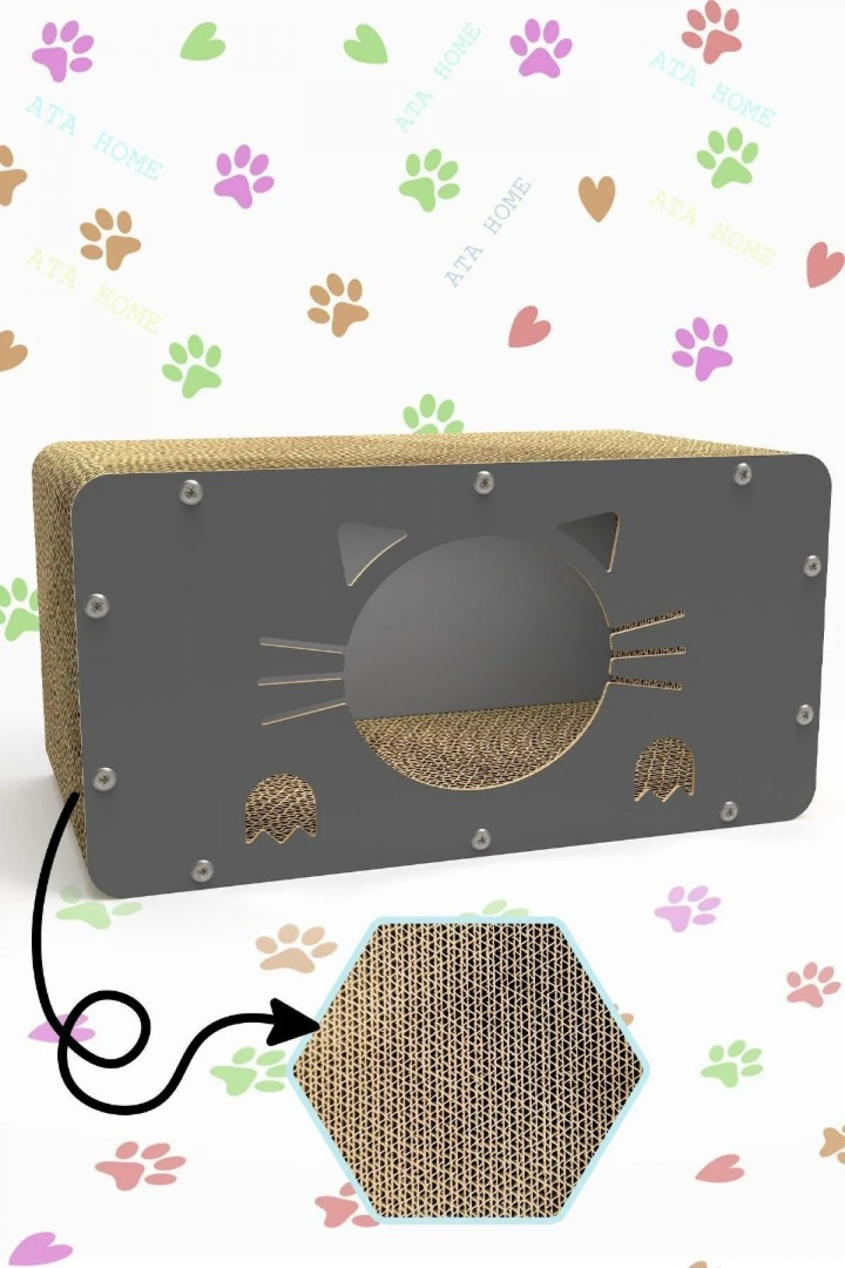 Tırmata Yeni Ürün Doğal Karton Kedi Tırmalaması Kedi Tırmalama Kanepesi Tahtası Kedi Tırmalama Evi Tırmata Yeni Ürün Doğal Karton Kedi Tırmalaması Kedi Tırmalama Kanepesi Tahtası Kedi Tırmalama Evi