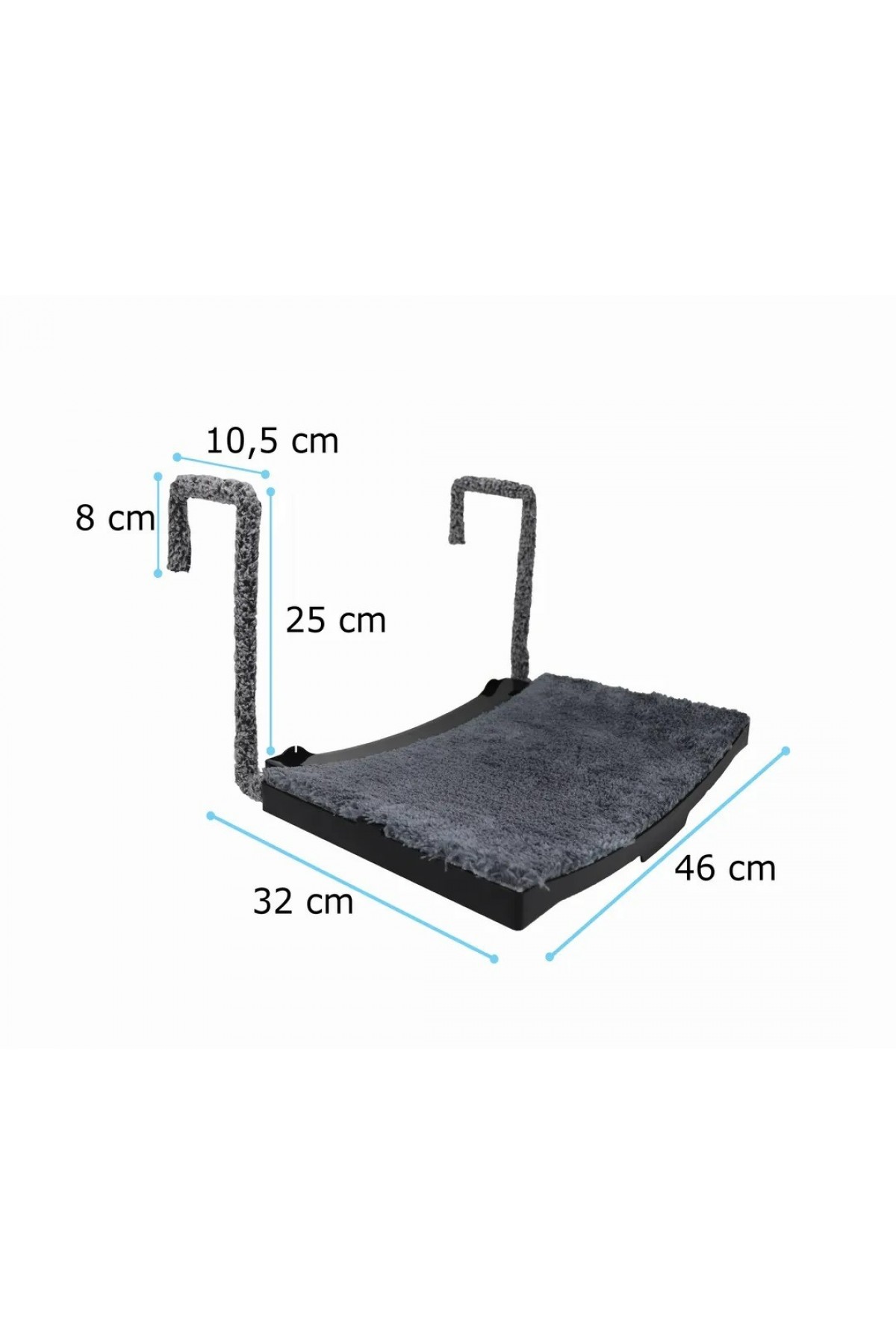 Kedi Petek Kalorifer Radyatör Yatağı Askılı Kedi Yatağı Hamağı Terası47x 27,5 Cm 18 Kg