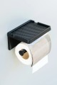Yapışkanlı Kapaklı Tuvalet Kağıdı Askısı Banyo Tuvalet Kağıtlığı Aparatı Peçetelik Organizer Plastik
